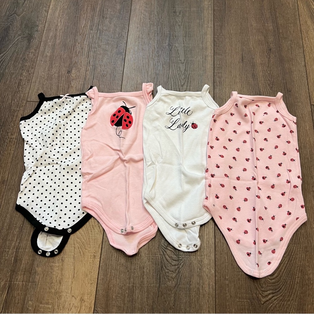 HB ladybug tank top onesies